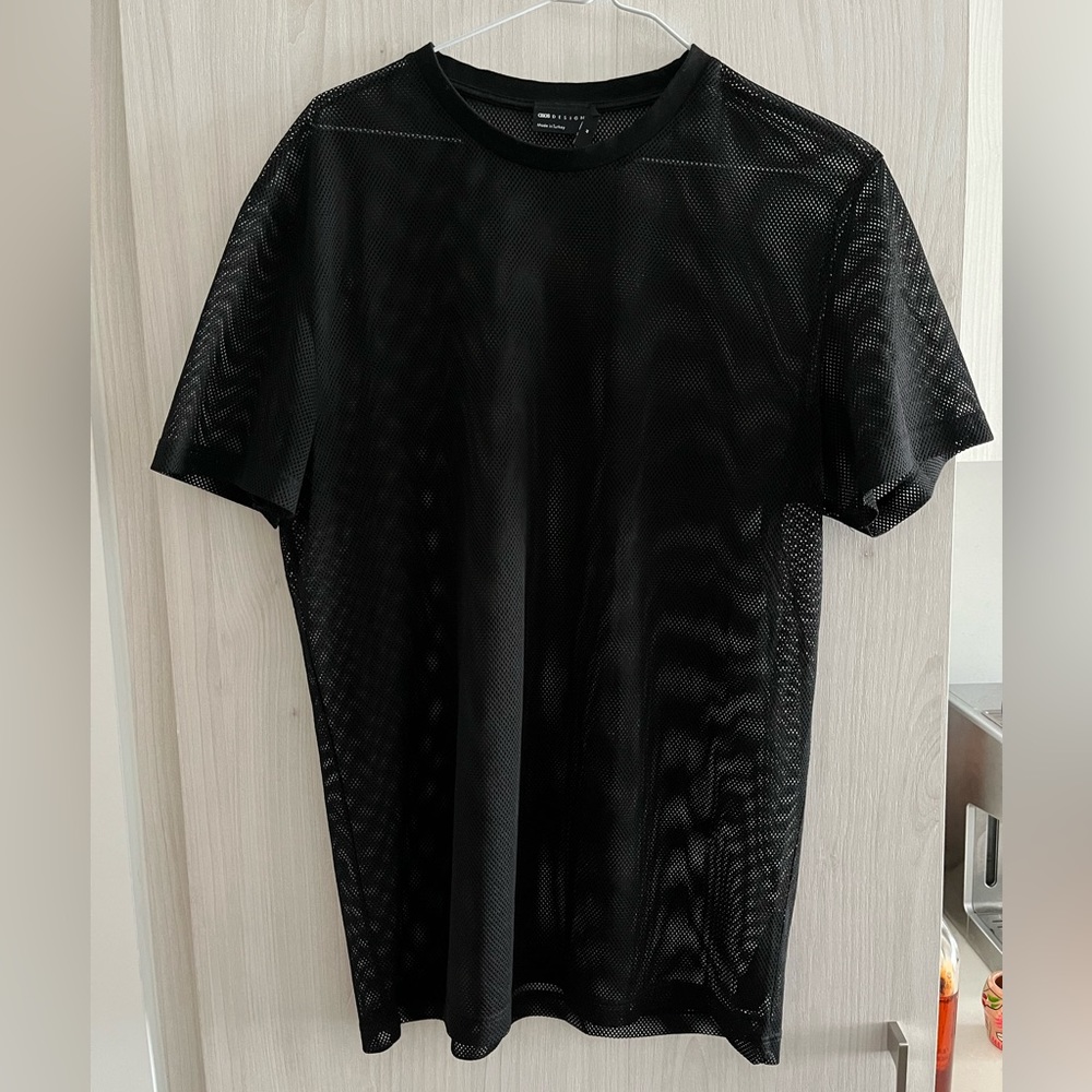 ASOS Black Mesh t-shirt